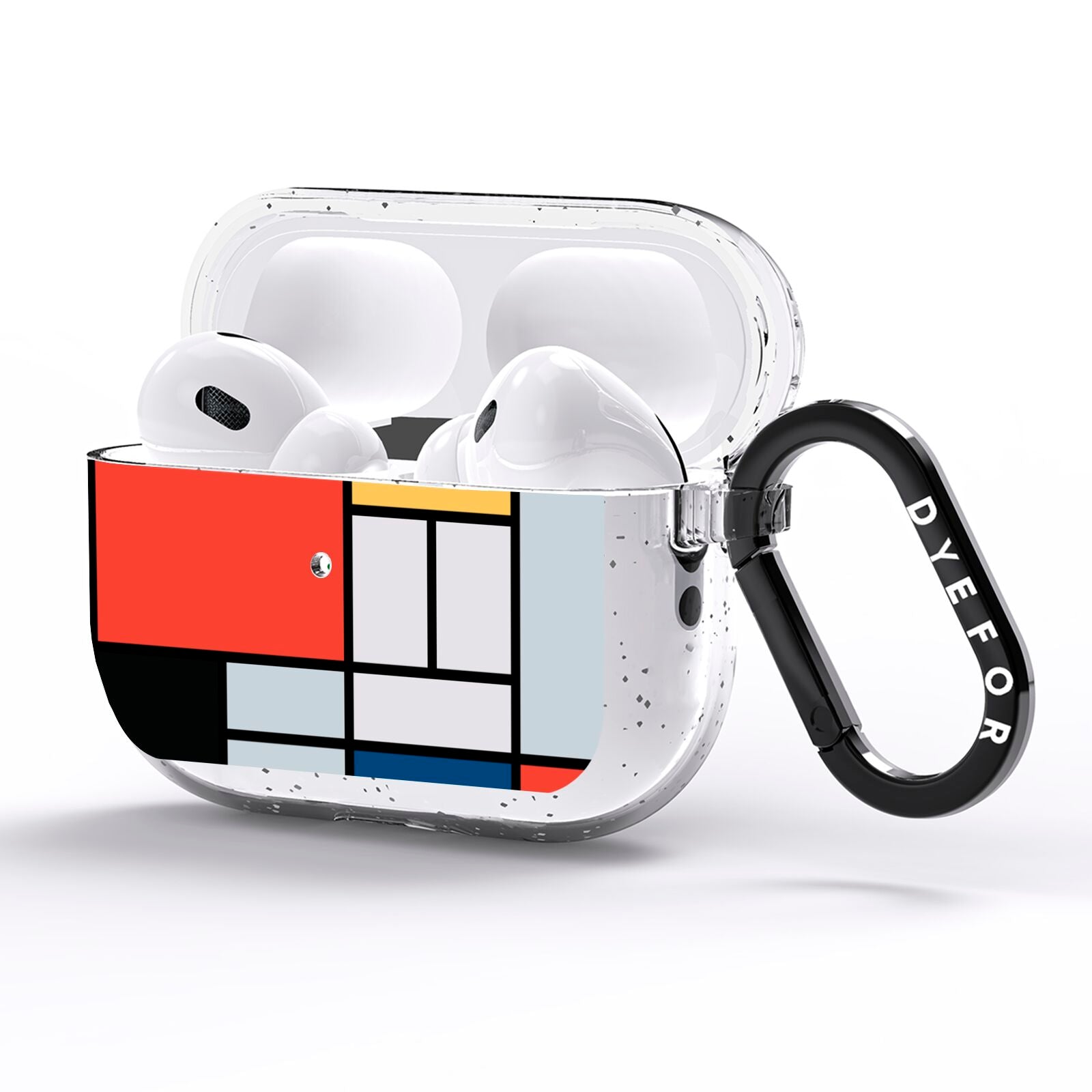 Piet Mondrian Composition AirPods Pro Glitter Case Side Image