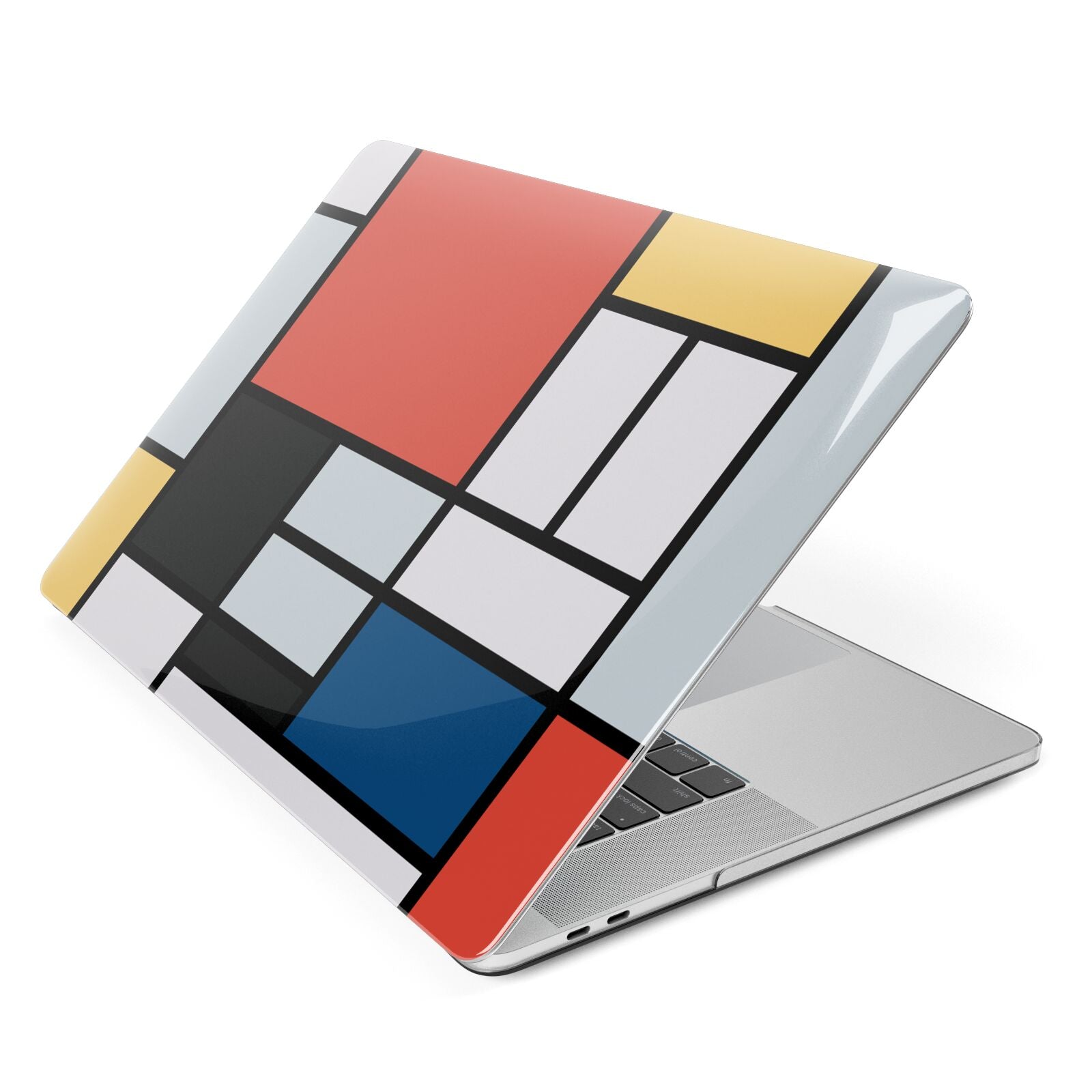 Piet Mondrian Composition Apple MacBook Case Side View