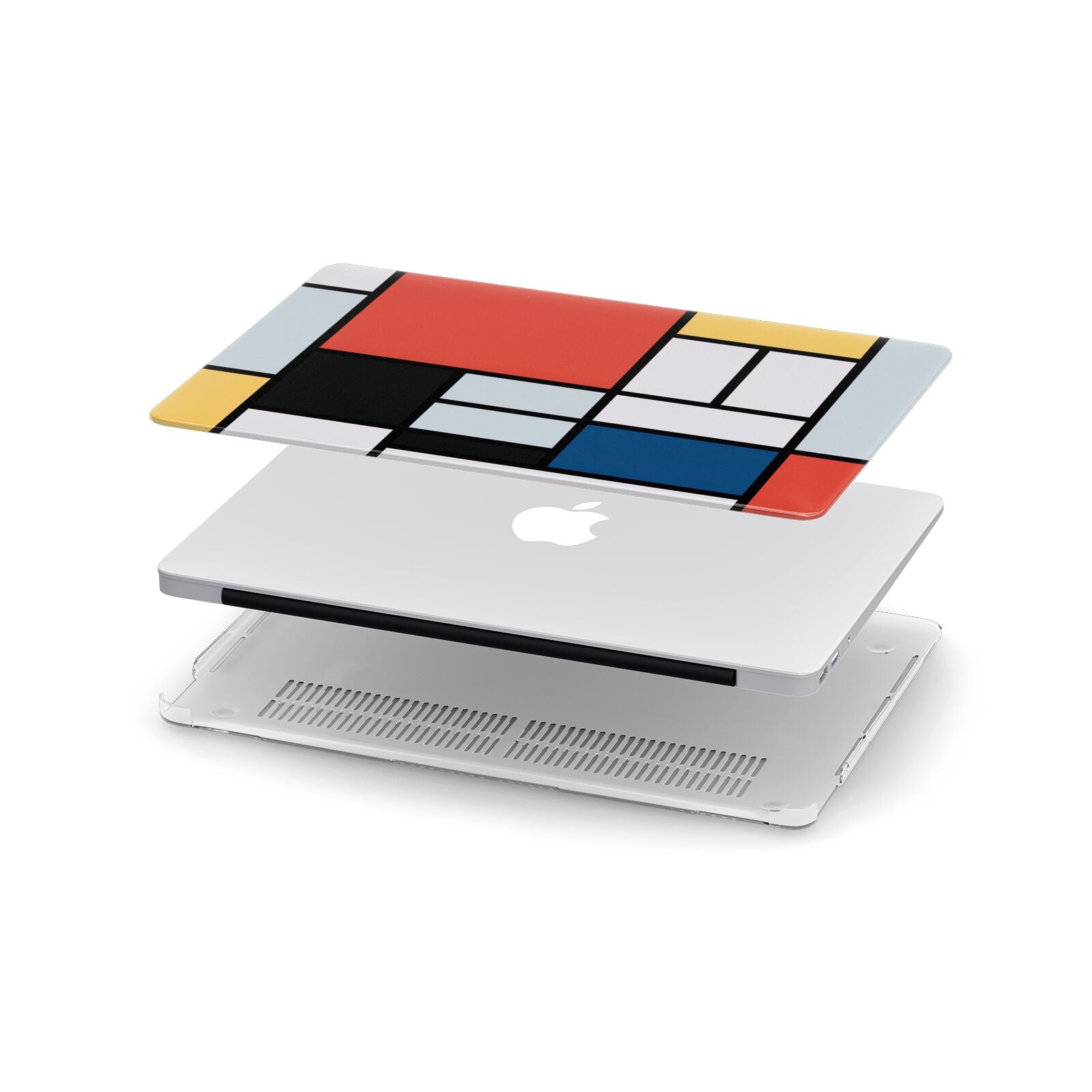 Piet Mondrian Composition Apple MacBook Case in Detail