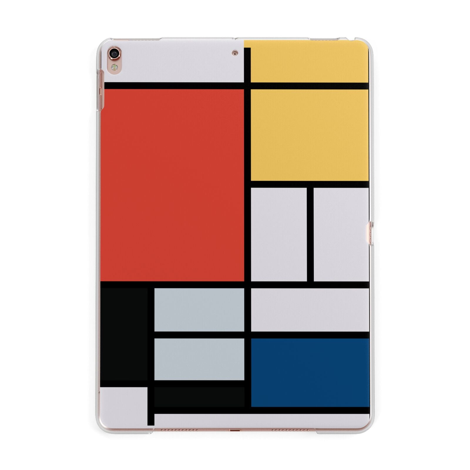 Piet Mondrian Composition Apple iPad Rose Gold Case