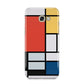 Piet Mondrian Composition Samsung Galaxy A5 2017 Case on gold phone