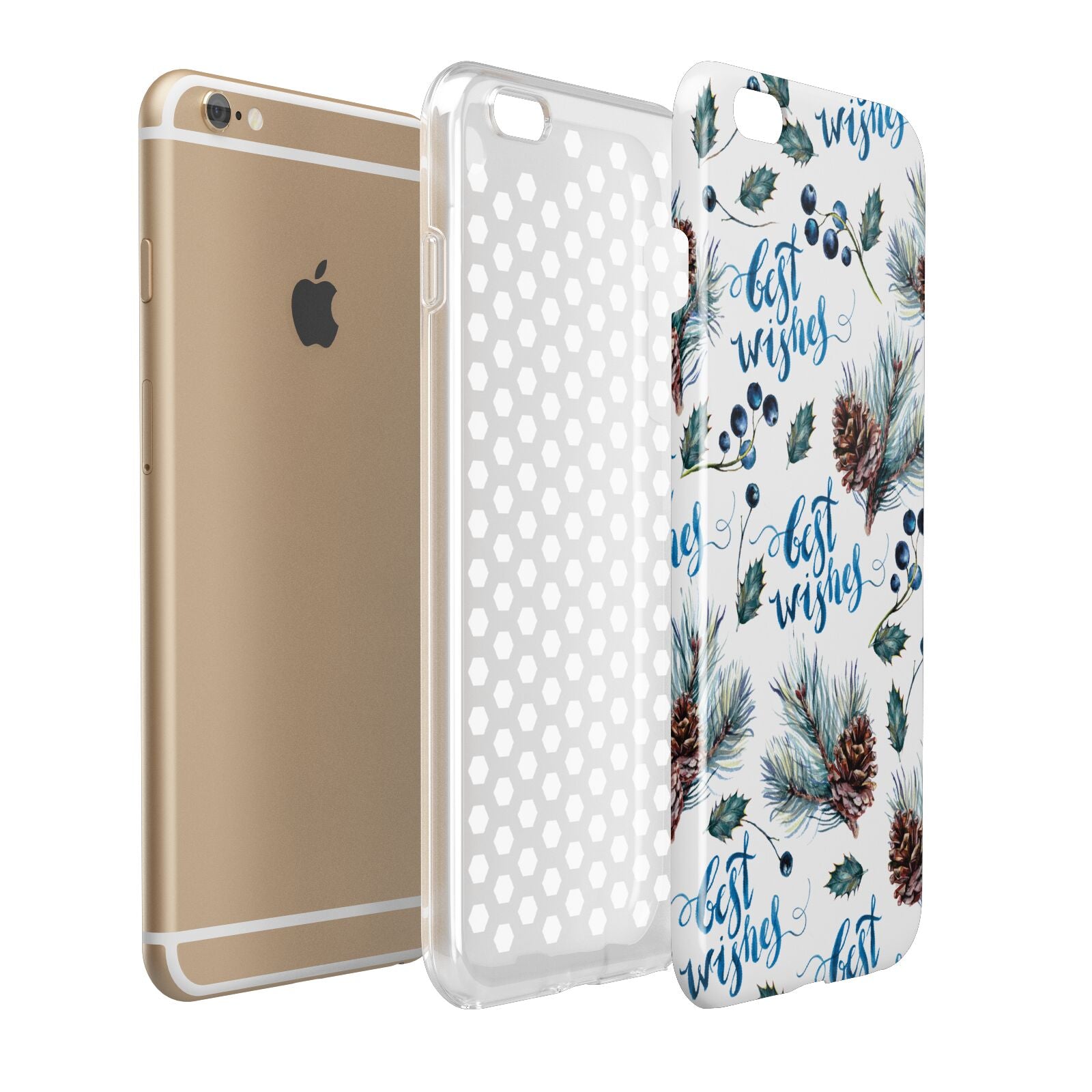 Pine cones wild berries Apple iPhone 6 Plus 3D Tough Case Expand Detail Image