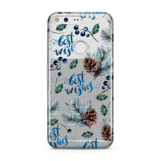 Pine cones wild berries Google Pixel Case