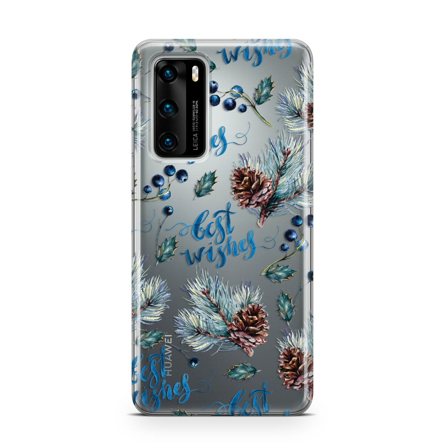 Pine cones wild berries Huawei P40 Phone Case