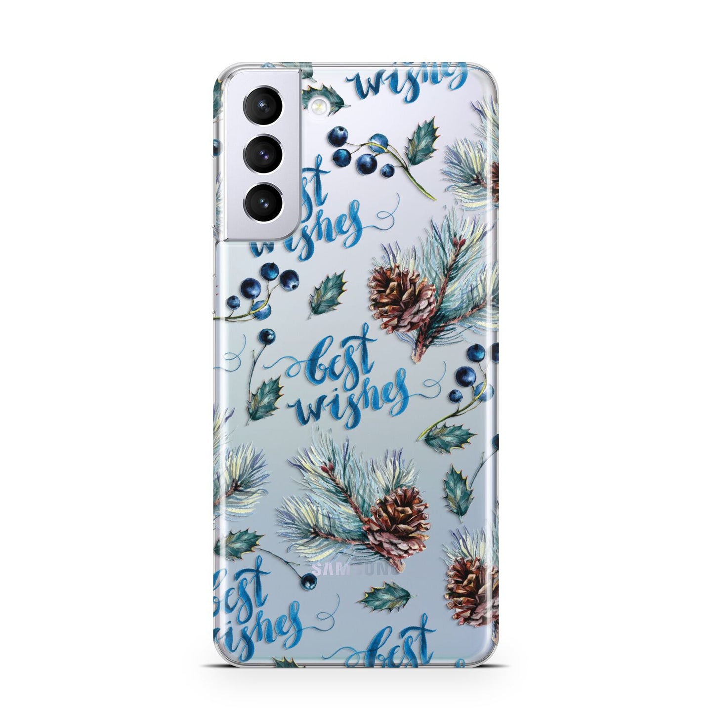 Pine cones wild berries Samsung S21 Plus Case