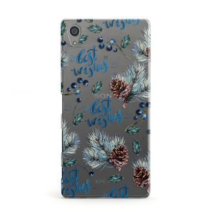 Pine cones wild berries Sony Xperia Case