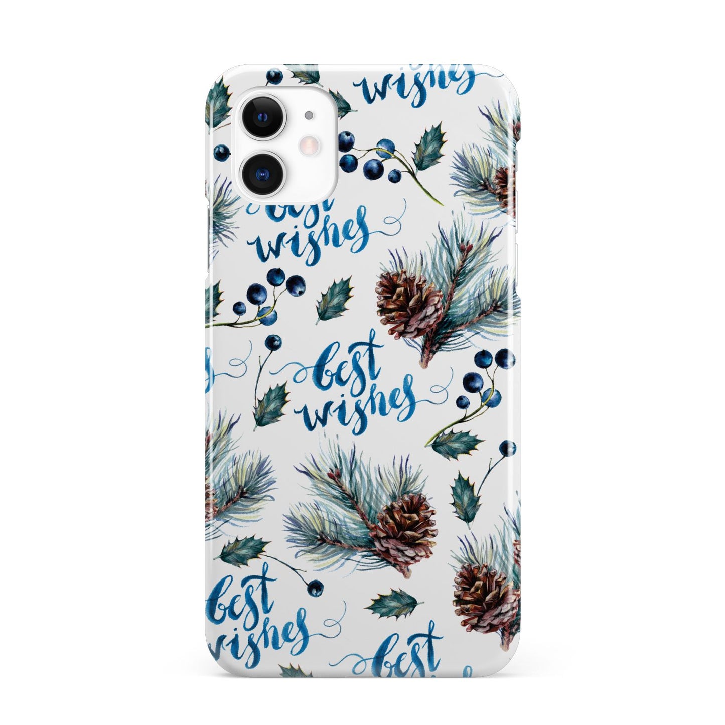 Pine cones wild berries iPhone 11 3D Snap Case