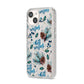 Pine cones wild berries iPhone 14 Glitter Tough Case Starlight Angled Image