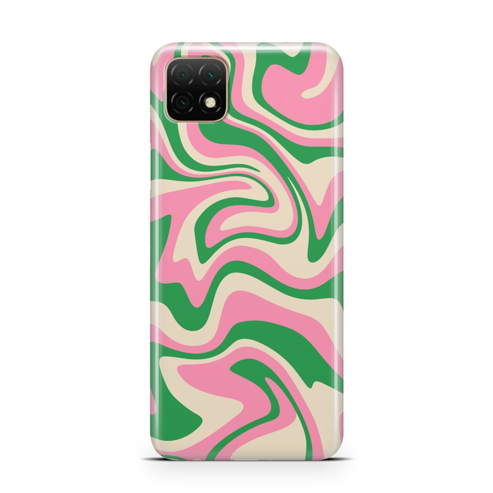 Pink And Green Swirl Huawei Enjoy 20 Phone Case