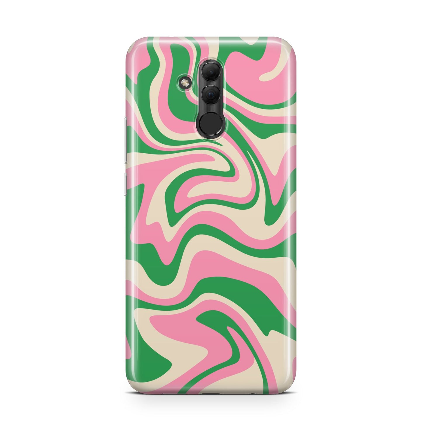 Pink And Green Swirl Huawei Mate 20 Lite