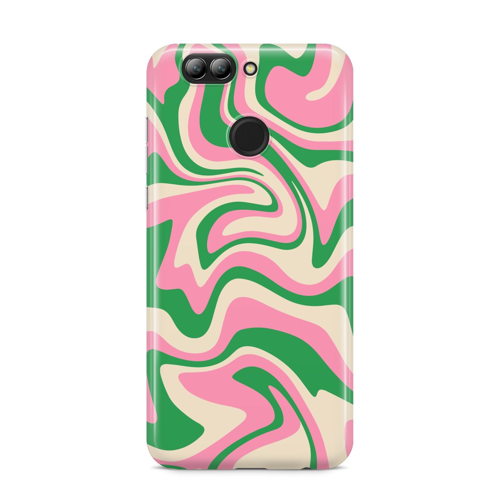 Pink And Green Swirl Huawei Nova 2s Phone Case