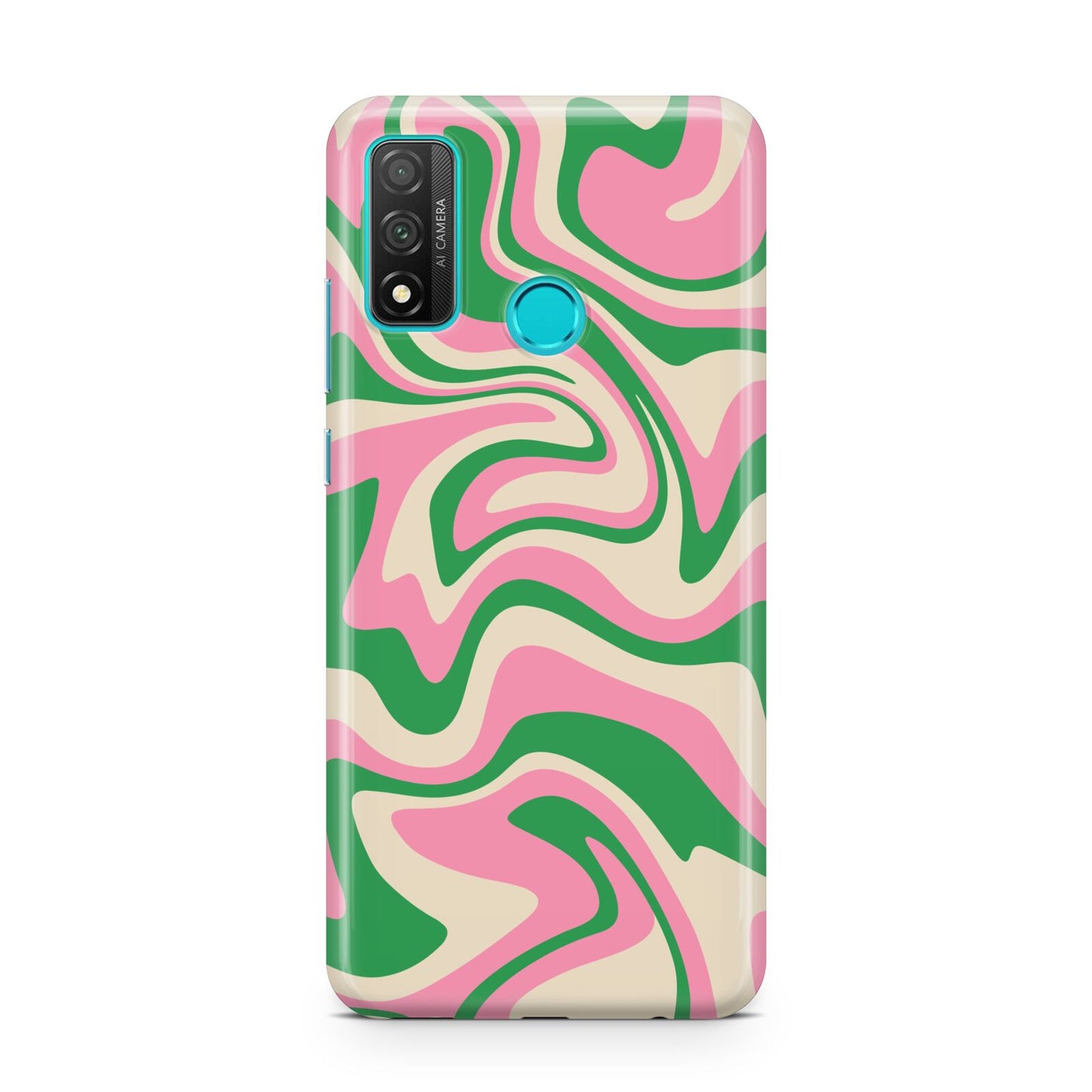 Pink And Green Swirl Huawei P Smart 2020