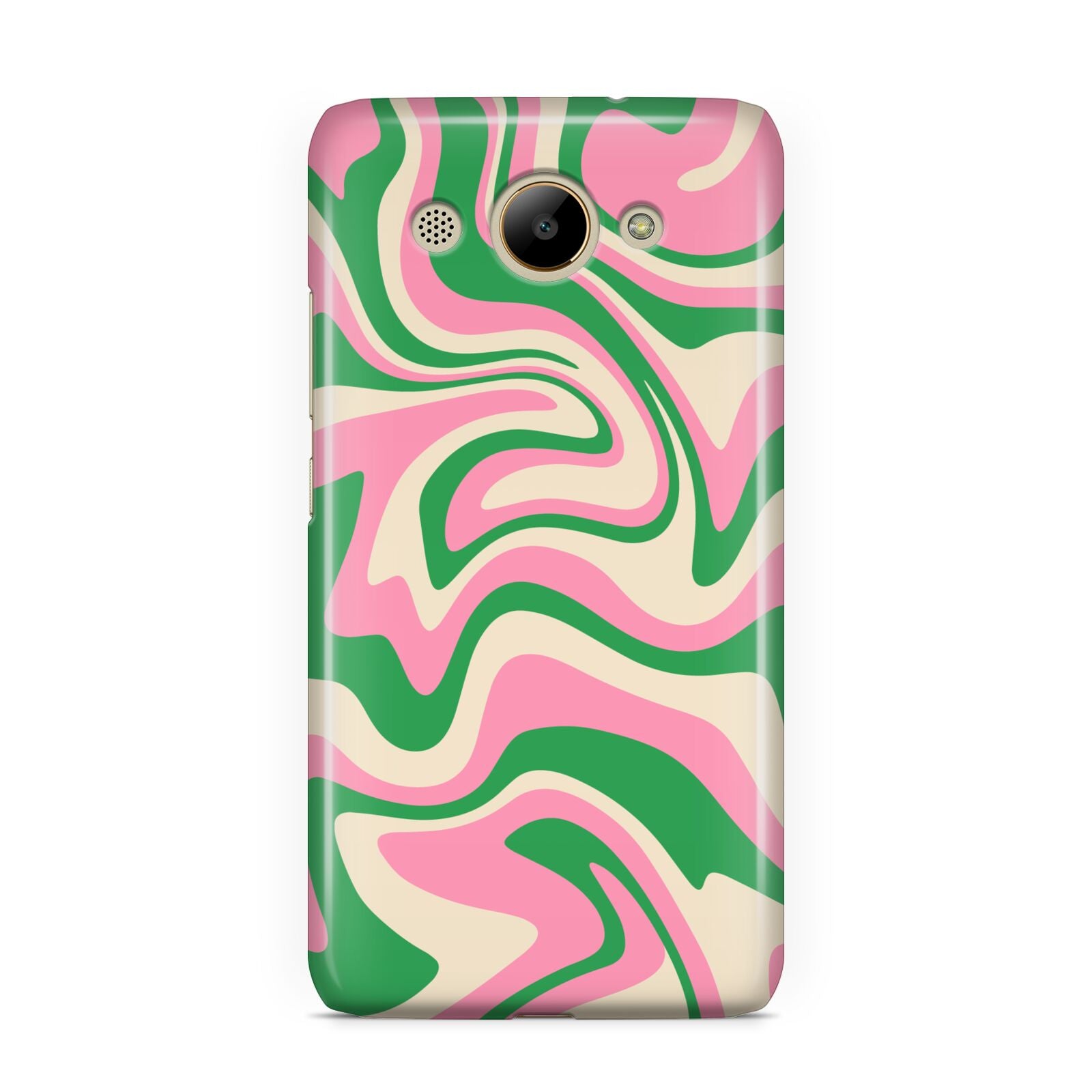 Pink And Green Swirl Huawei Y3 2017