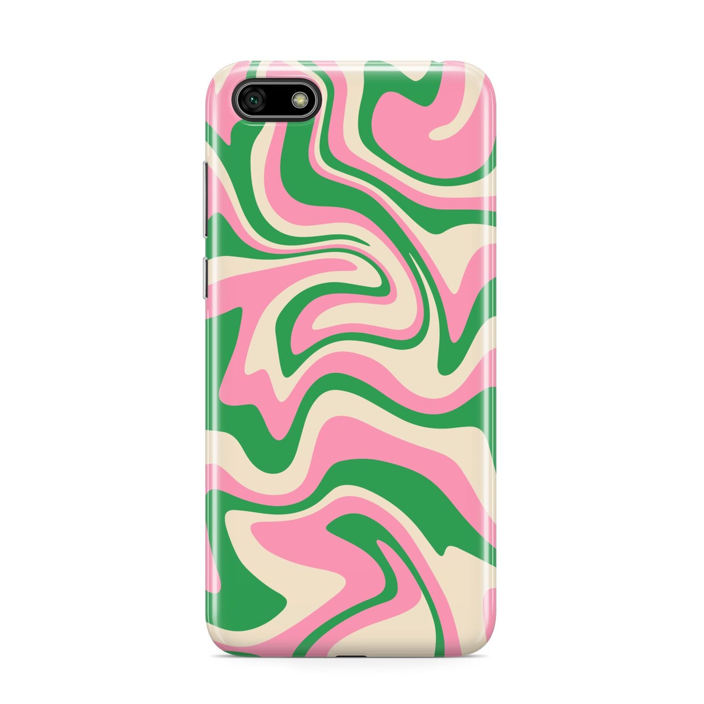 Pink And Green Swirl Huawei Y5 Prime 2018 Phone Case