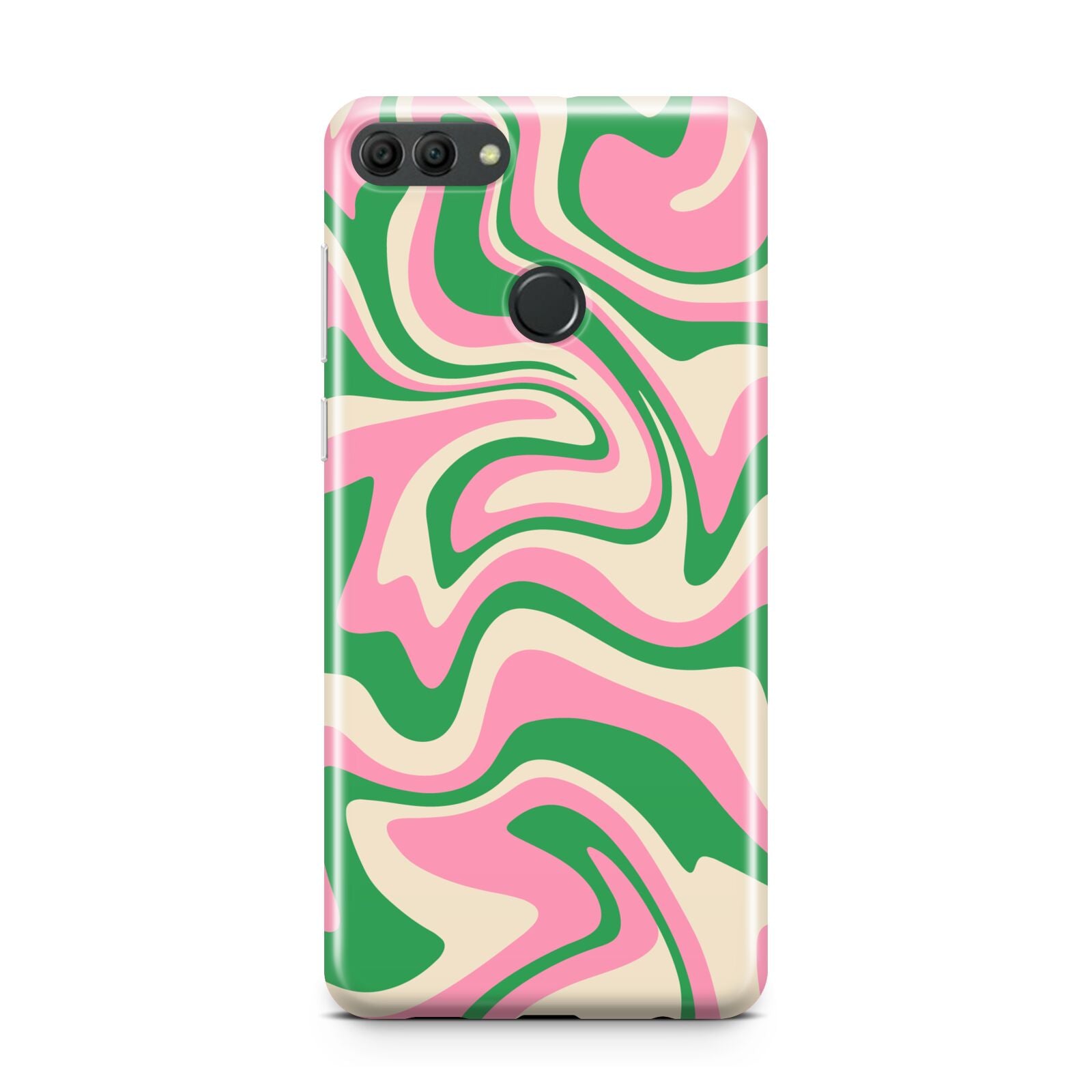 Pink And Green Swirl Huawei Y9 2018