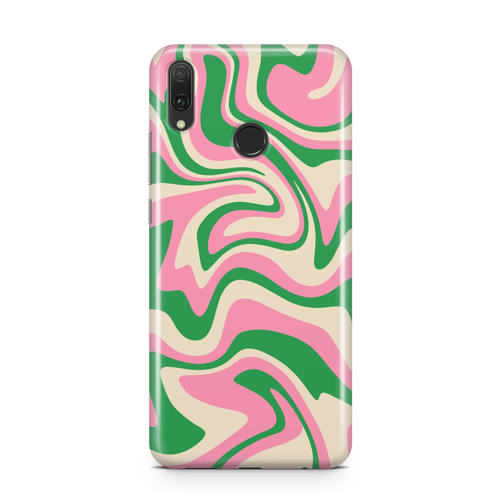 Pink And Green Swirl Huawei Y9 2019