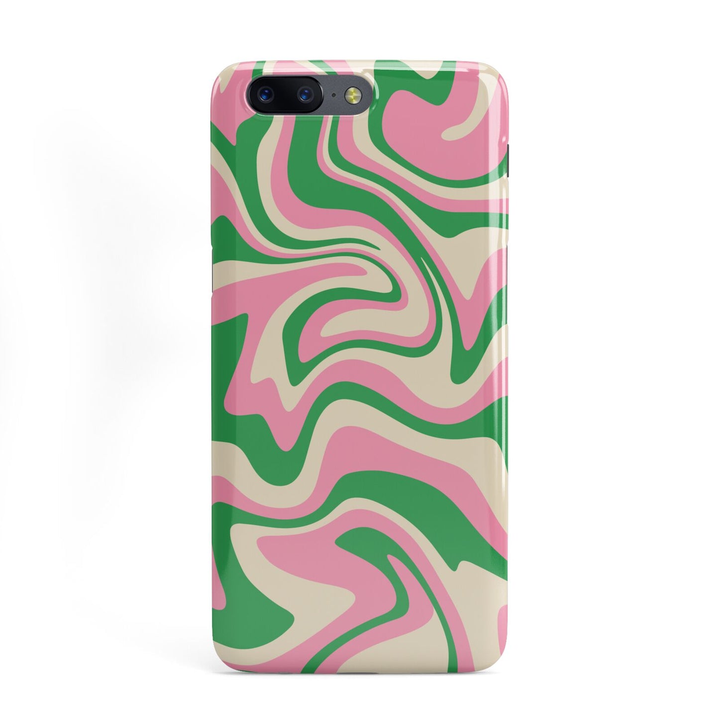 Pink And Green Swirl OnePlus Case