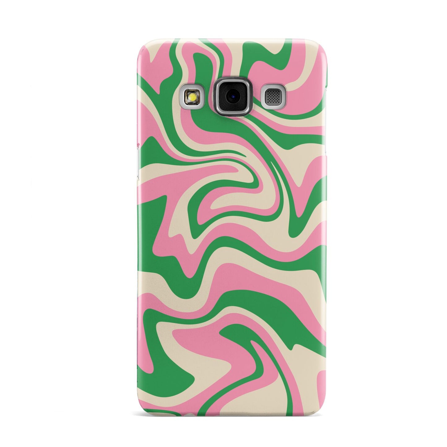 Pink And Green Swirl Samsung Galaxy A3 Case