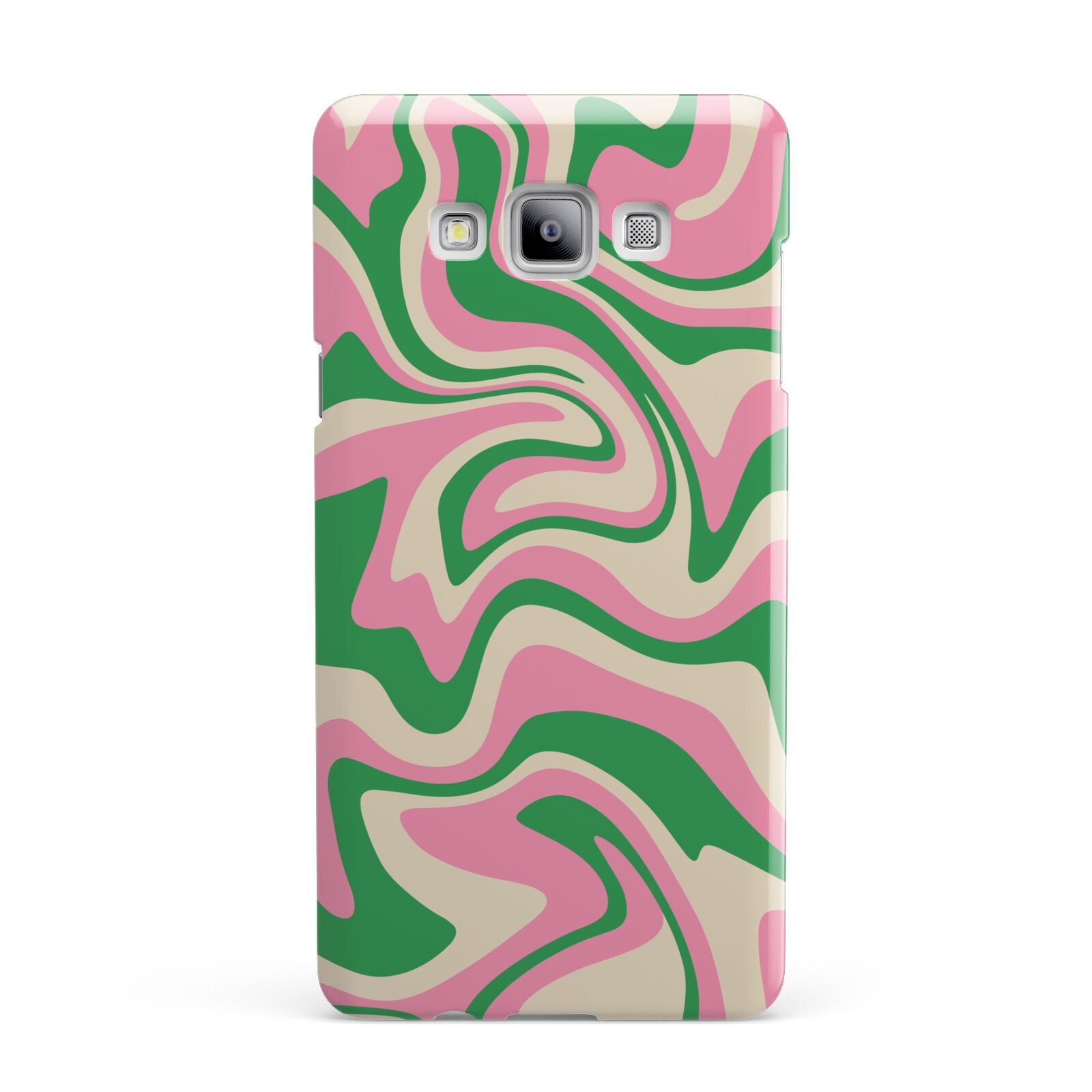 Pink And Green Swirl Samsung Galaxy A7 2015 Case