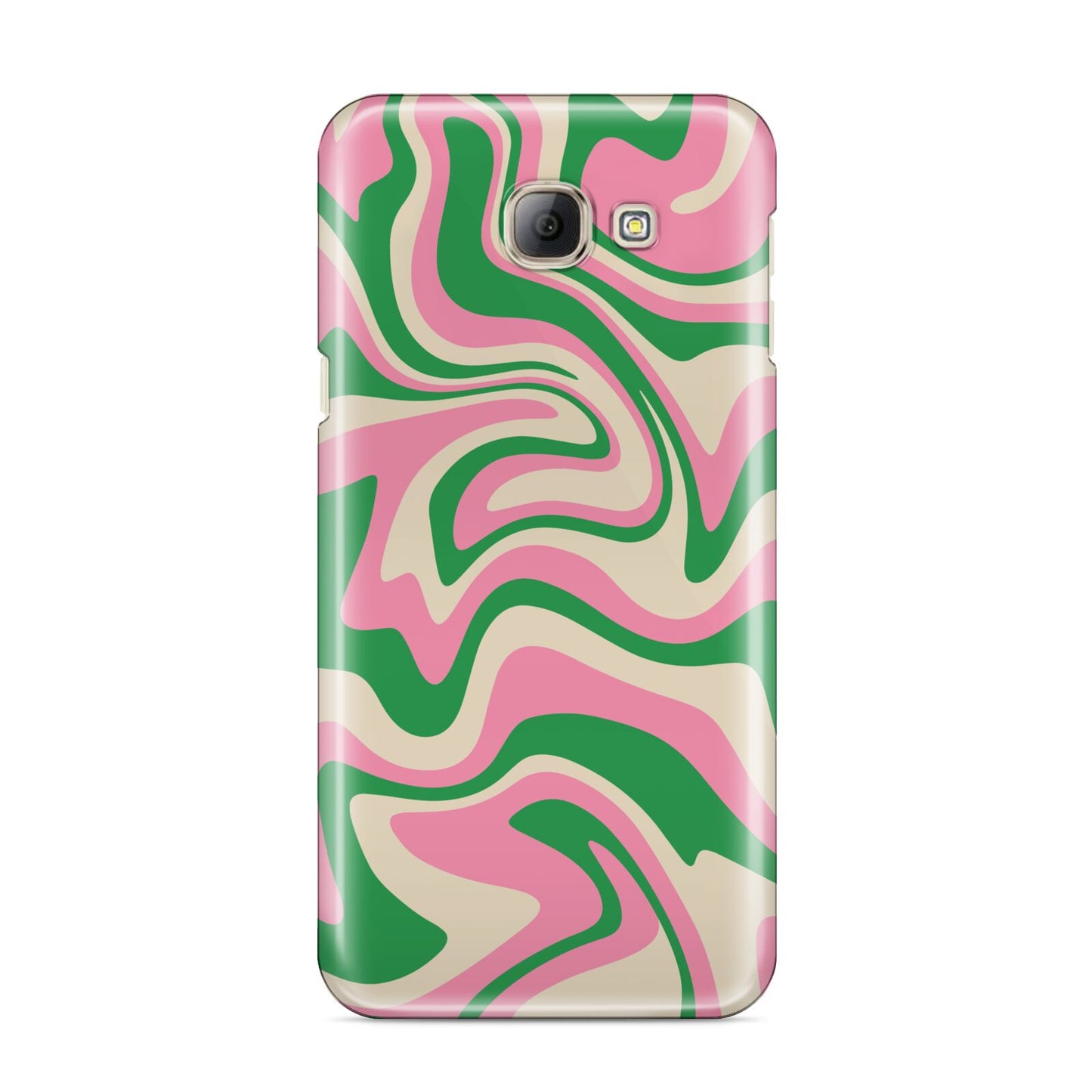 Pink And Green Swirl Samsung Galaxy A8 2016 Case