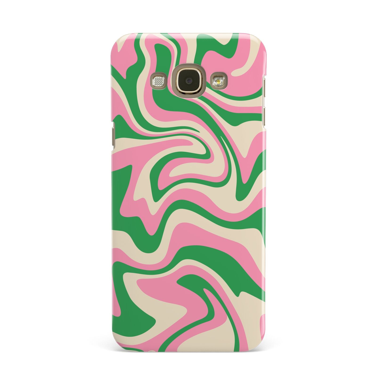 Pink And Green Swirl Samsung Galaxy A8 Case