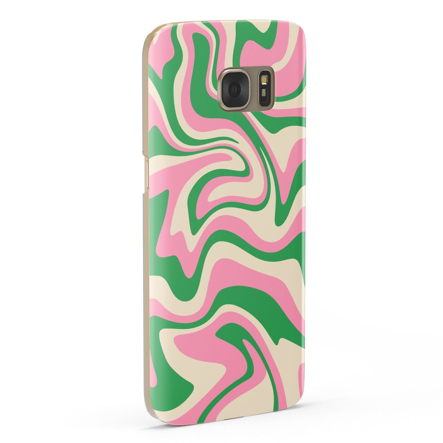 Pink And Green Swirl Samsung Galaxy Case Fourty Five Degrees