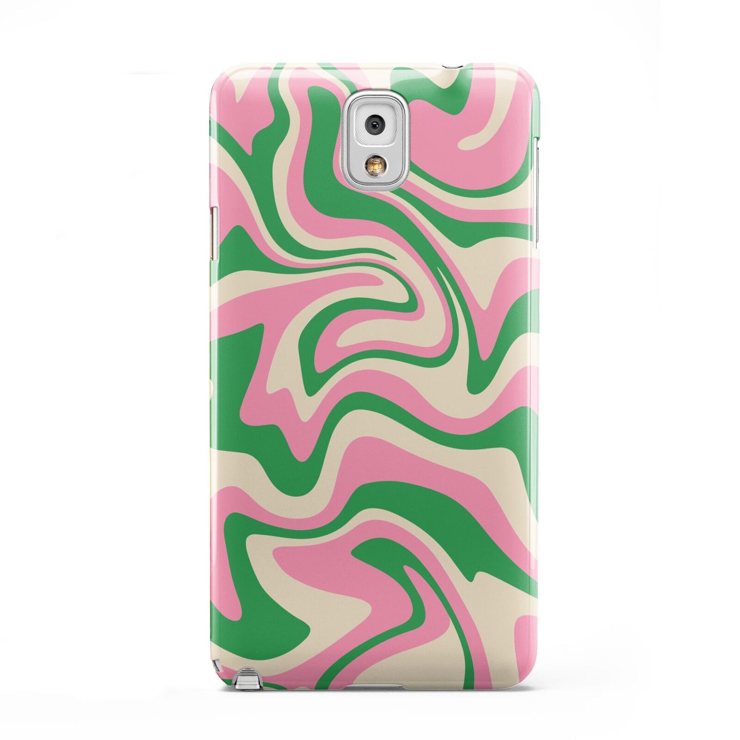 Pink And Green Swirl Samsung Galaxy Note 3 Case