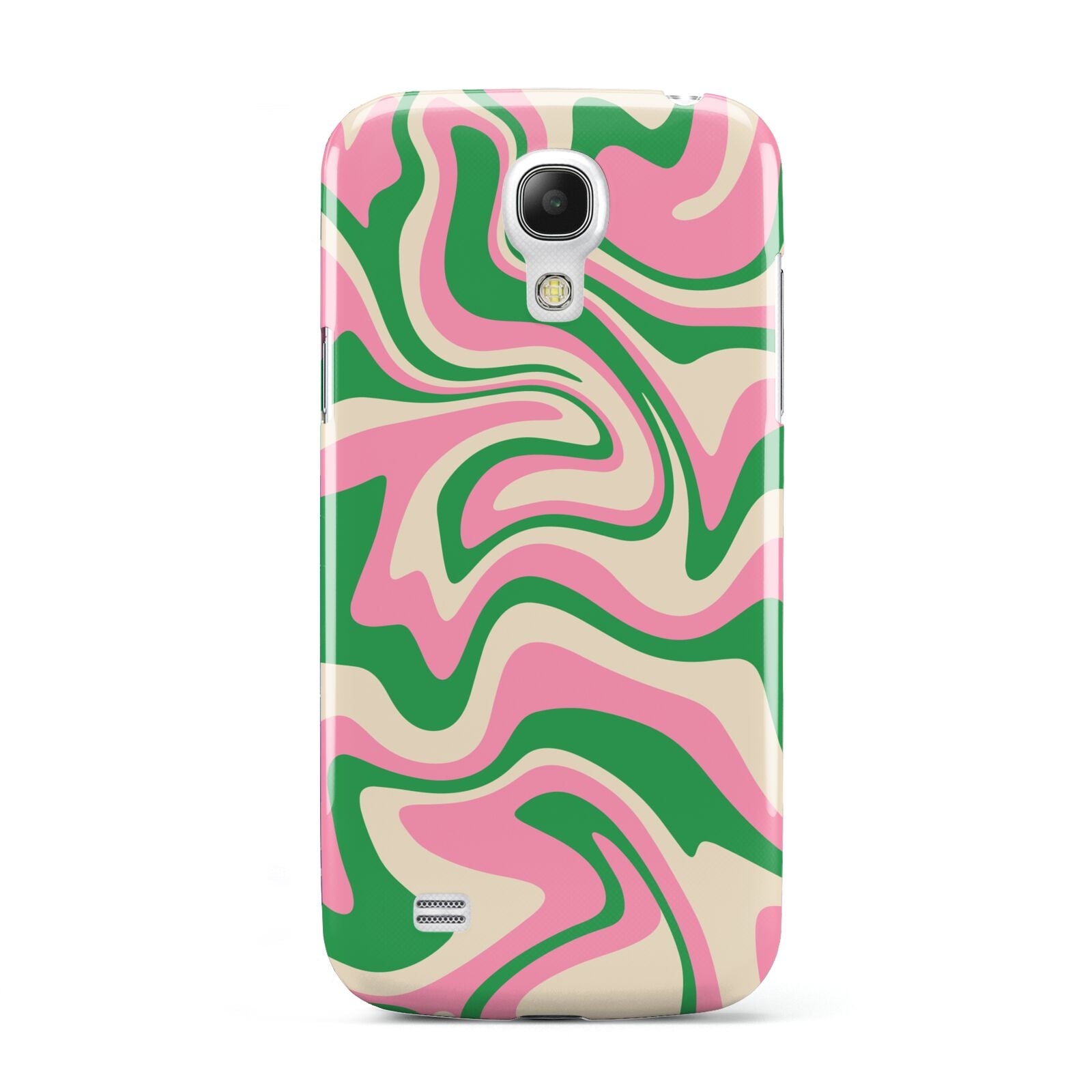 Pink And Green Swirl Samsung Galaxy S4 Mini Case