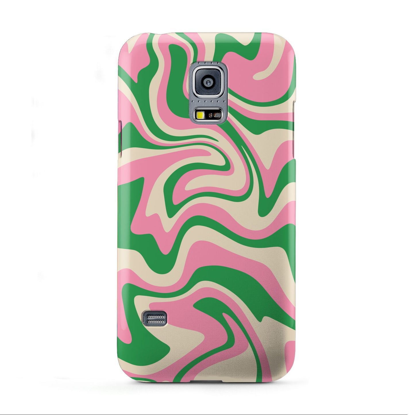 Pink And Green Swirl Samsung Galaxy S5 Mini Case