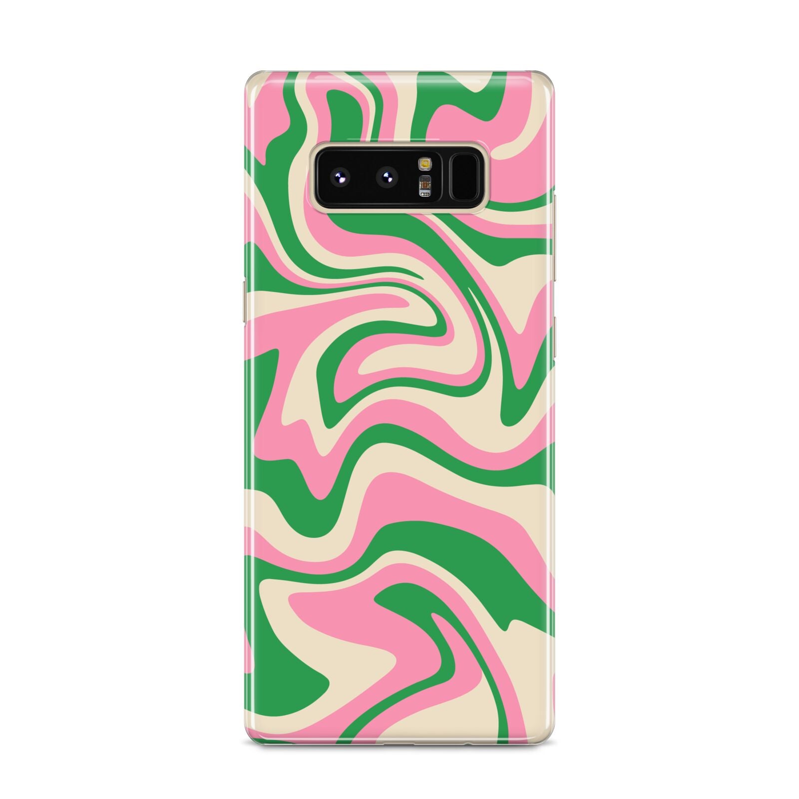 Pink And Green Swirl Samsung Galaxy S8 Case