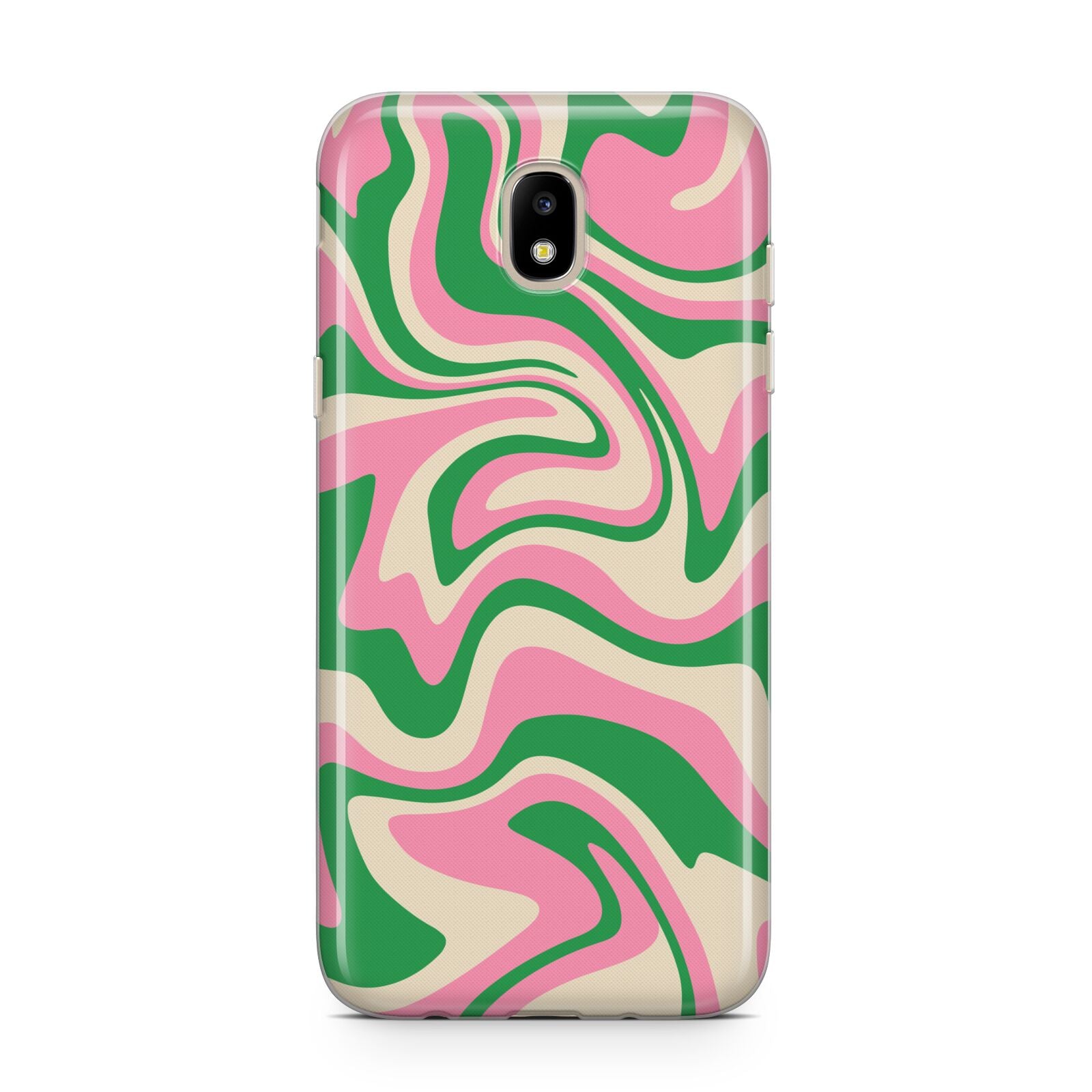 Pink And Green Swirl Samsung J5 2017 Case