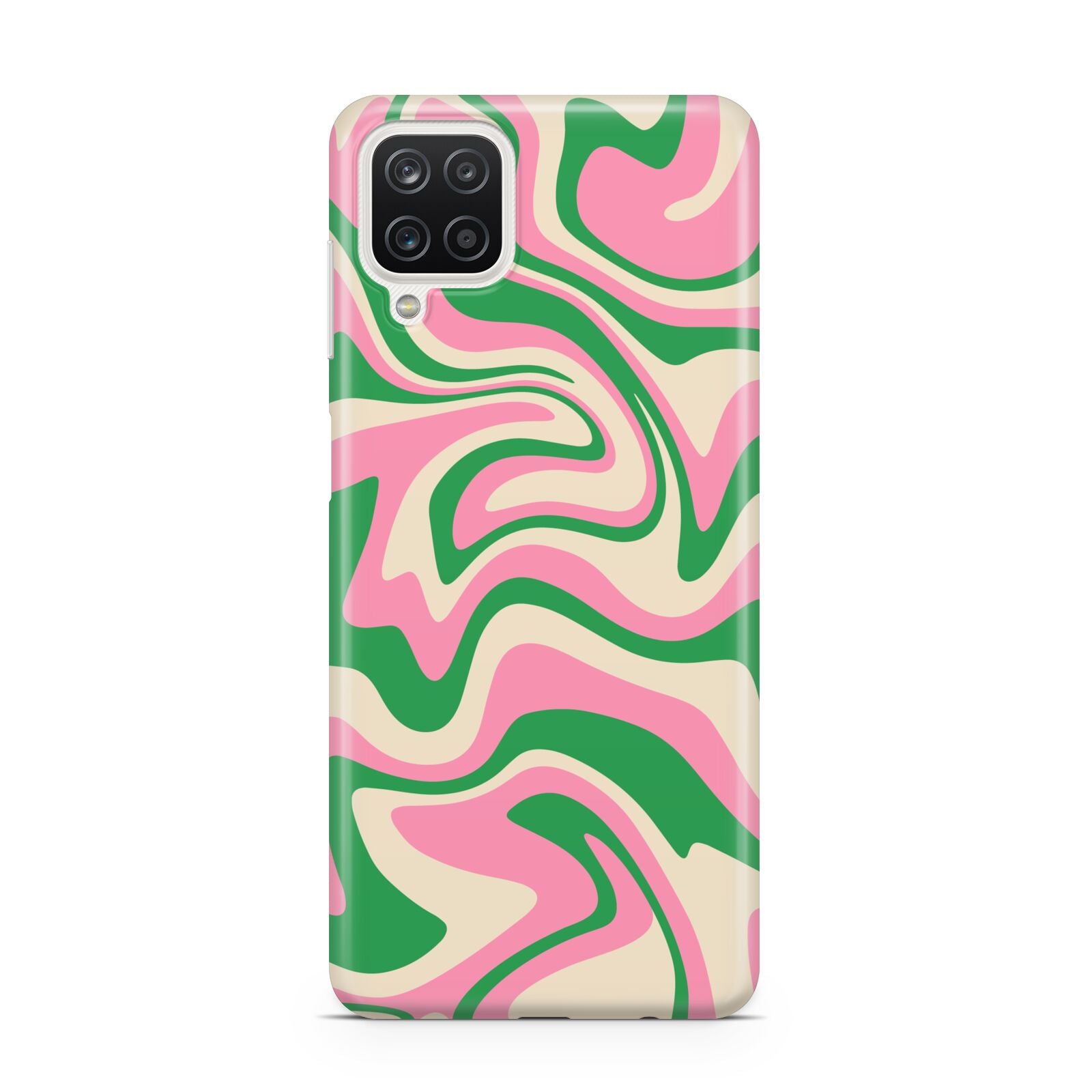 Pink And Green Swirl Samsung M12 Case