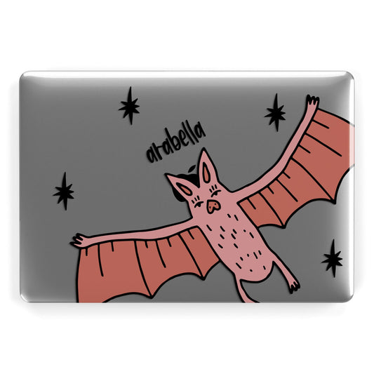 Pink Bat Personalised Halloween Apple MacBook Case