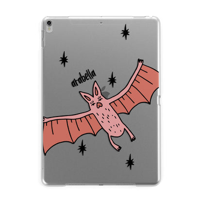 Pink Bat Personalised Halloween Apple iPad Silver Case