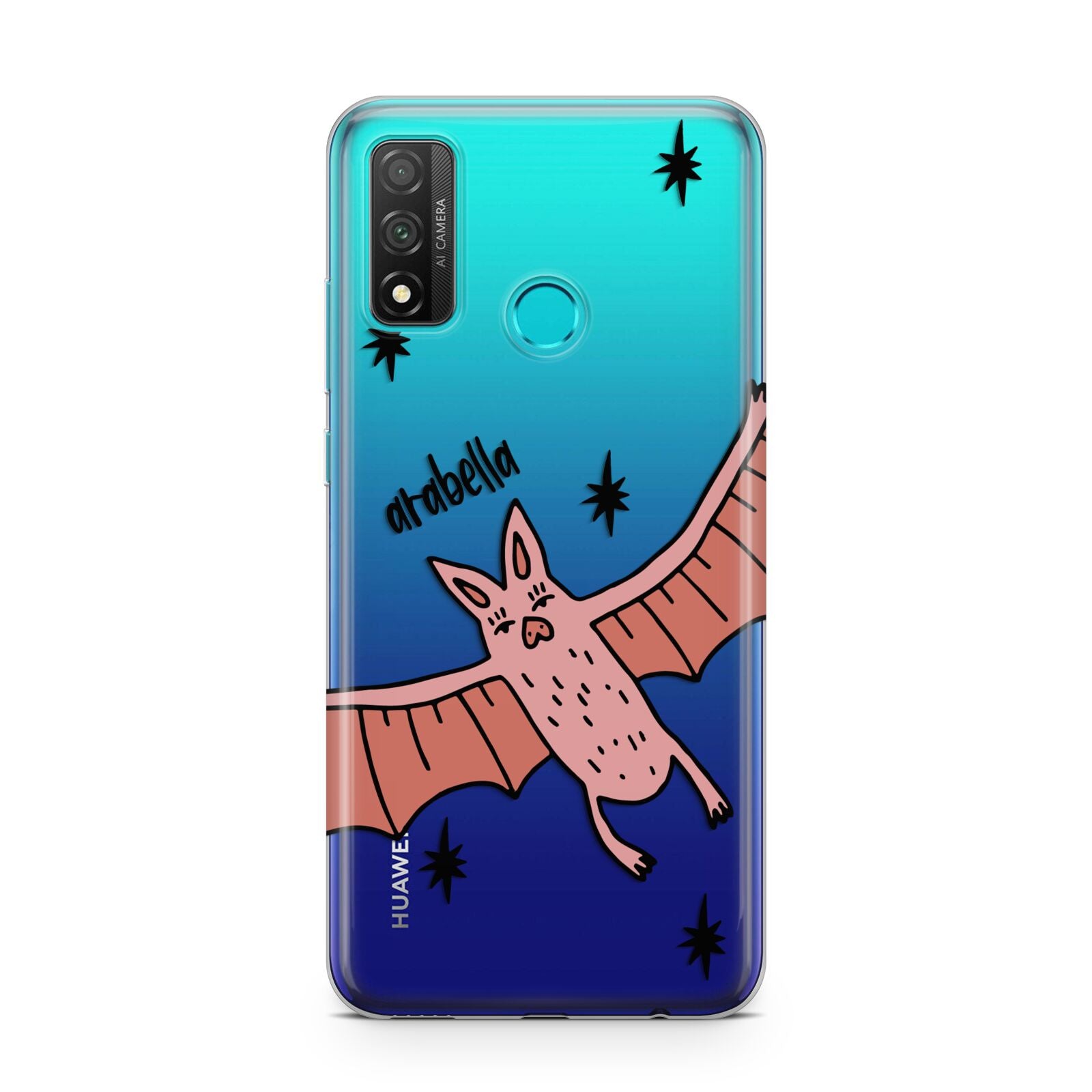 Pink Bat Personalised Halloween Huawei P Smart 2020