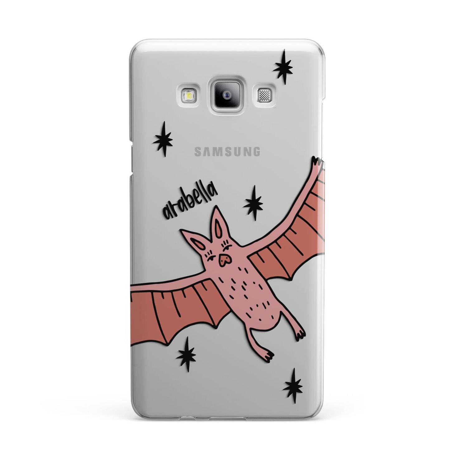 Pink Bat Personalised Halloween Samsung Galaxy A7 2015 Case