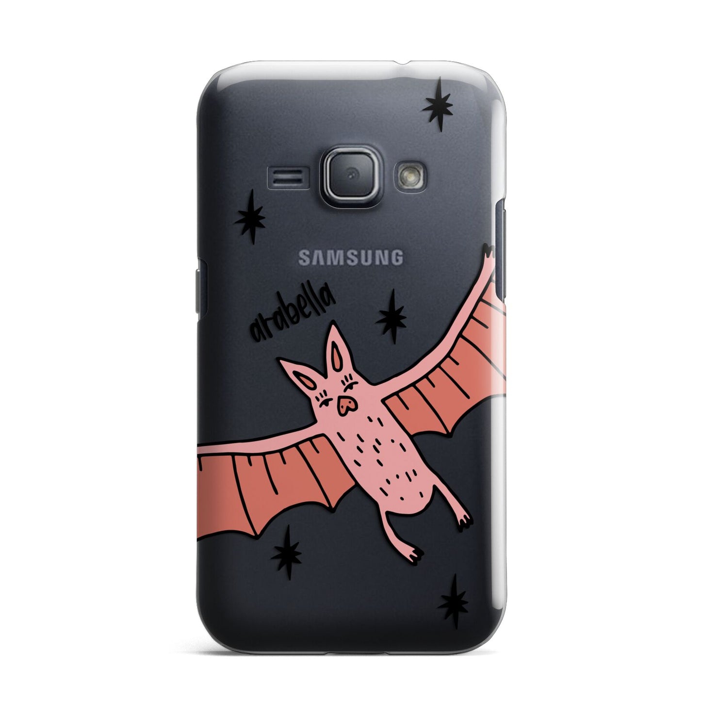 Pink Bat Personalised Halloween Samsung Galaxy J1 2016 Case