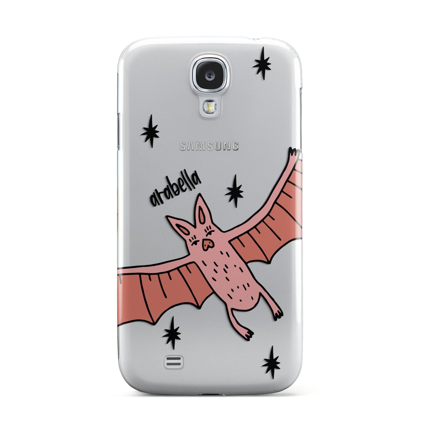 Pink Bat Personalised Halloween Samsung Galaxy S4 Case