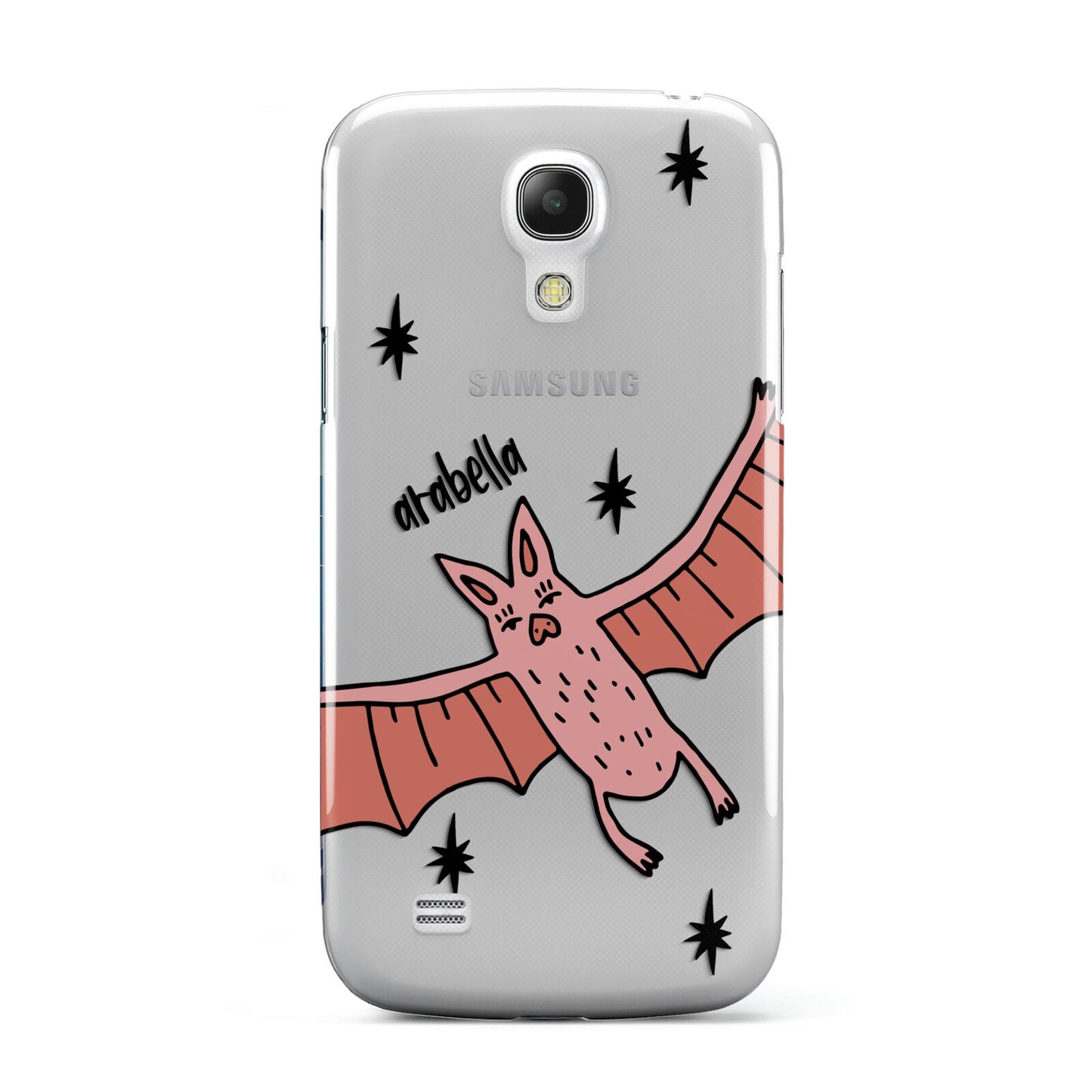 Pink Bat Personalised Halloween Samsung Galaxy S4 Mini Case