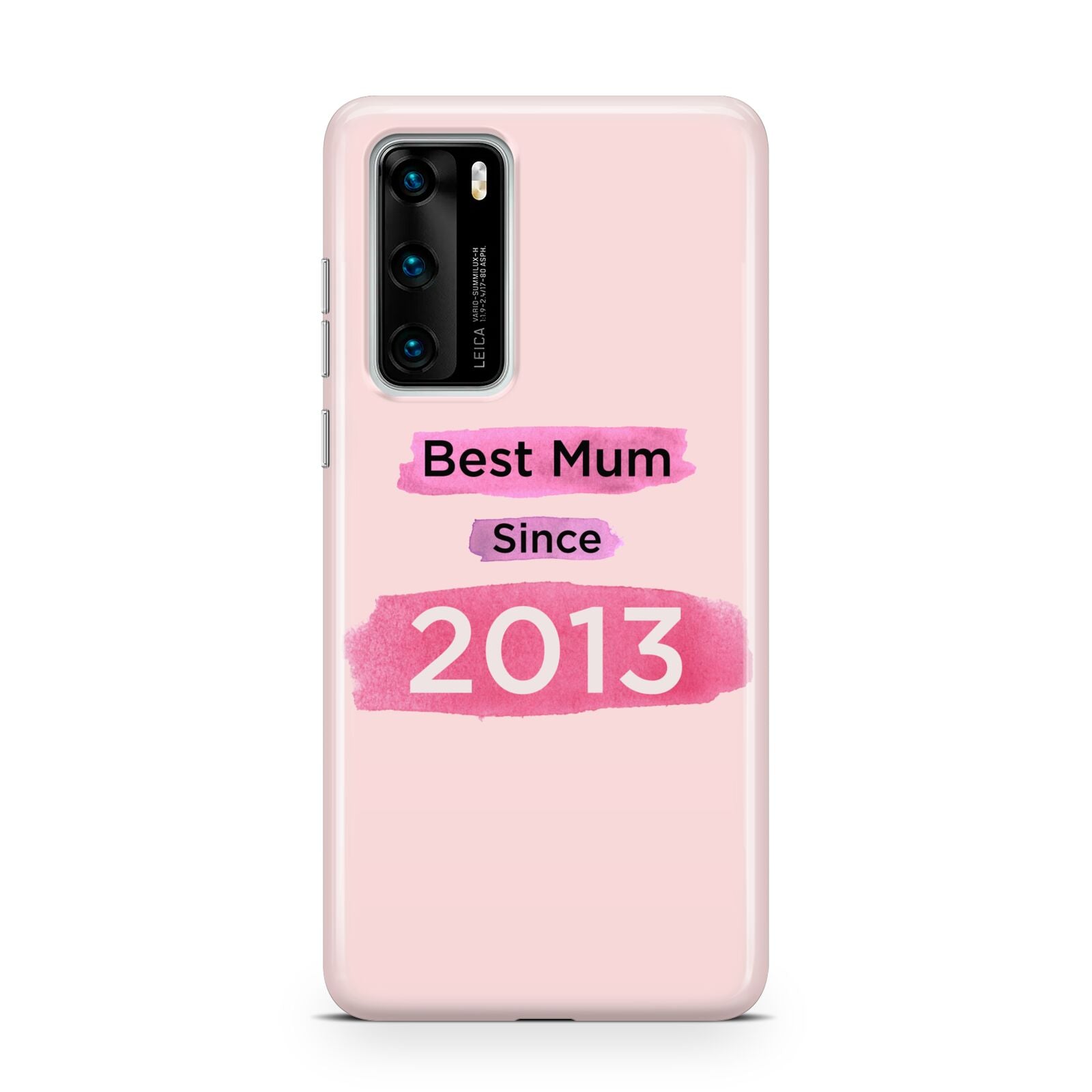 Pink Best Mum Huawei P40 Phone Case