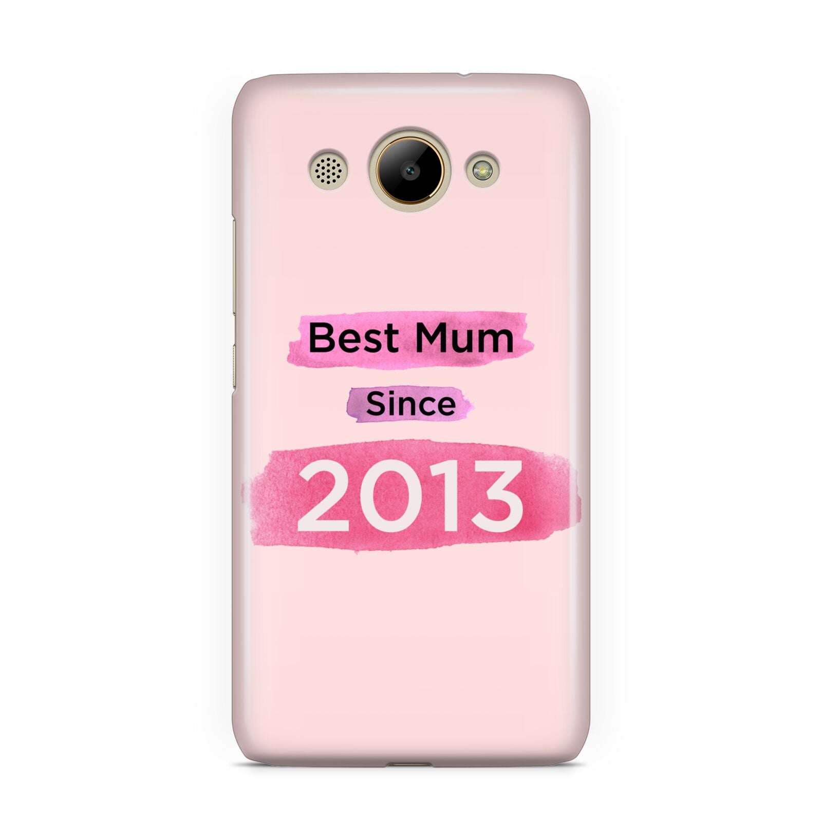 Pink Best Mum Huawei Y3 2017