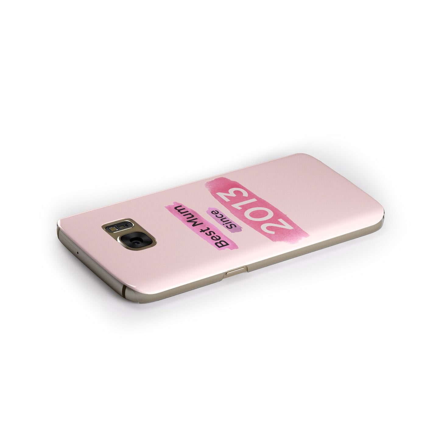 Pink Best Mum Samsung Galaxy Case Side Close Up