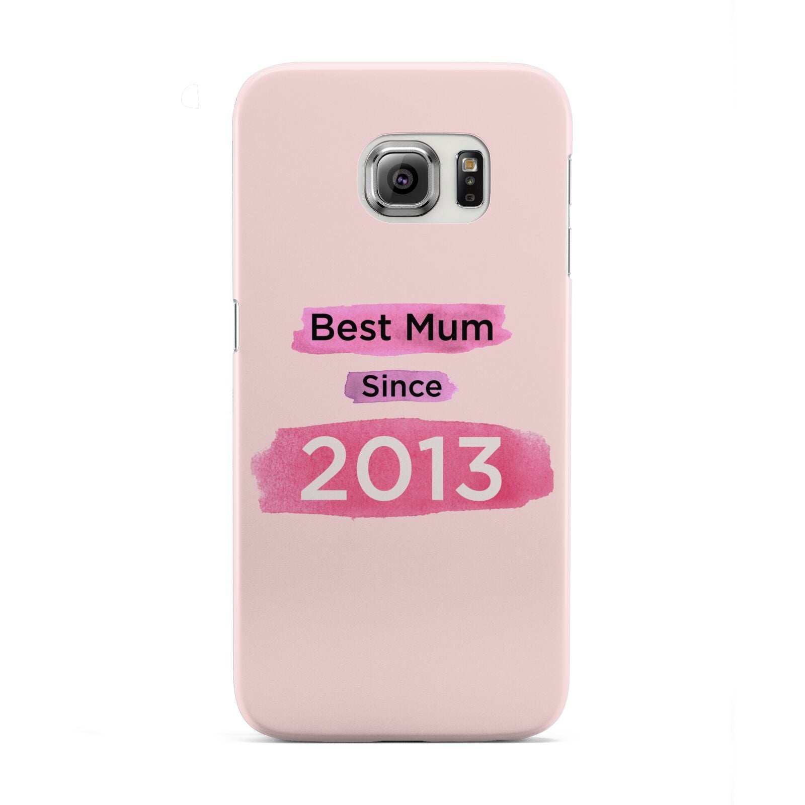 Pink Best Mum Samsung Galaxy S6 Edge Case