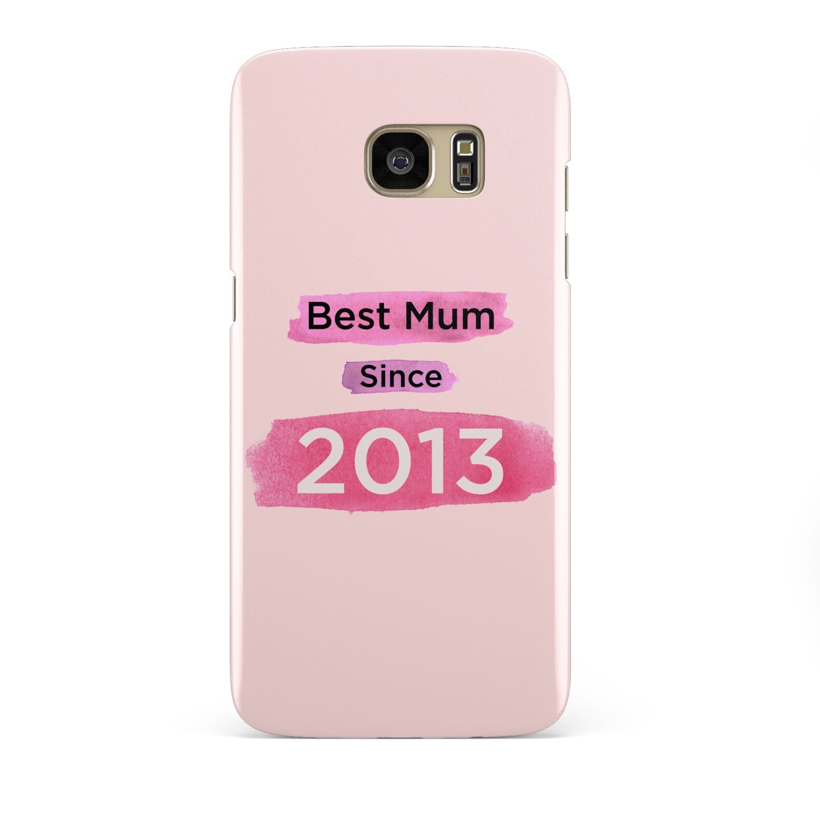 Pink Best Mum Samsung Galaxy S7 Edge Case