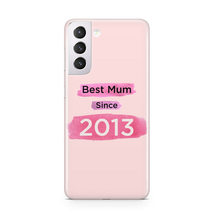 Pink Best Mum Samsung S21 Case