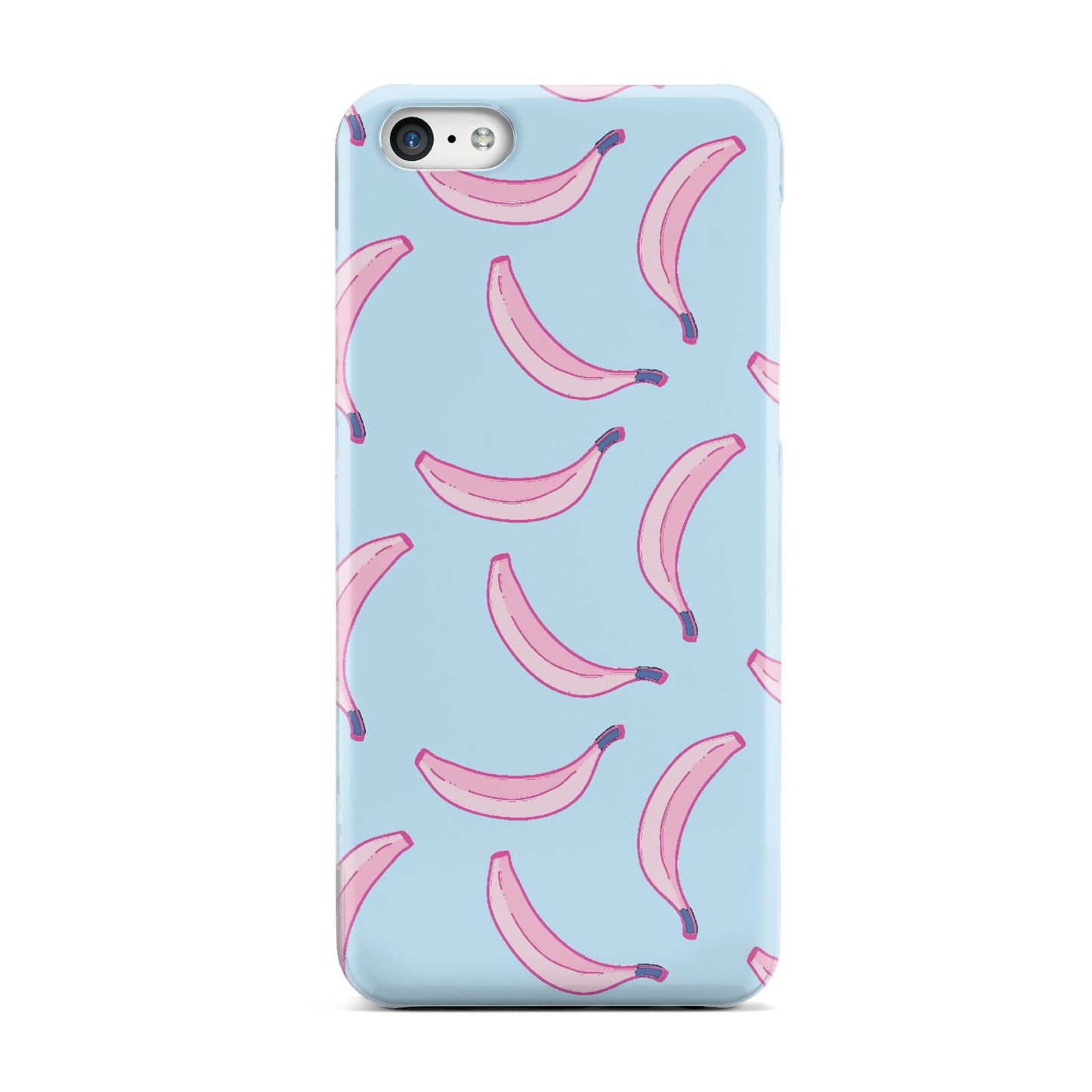 Pink Blue Bannana Fruit Apple iPhone 5c Case