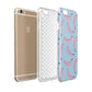 Pink Blue Bannana Fruit Apple iPhone 6 3D Tough Case Expanded view