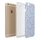 Pink Blue Bannana Fruit Apple iPhone 6 Plus 3D Tough Case