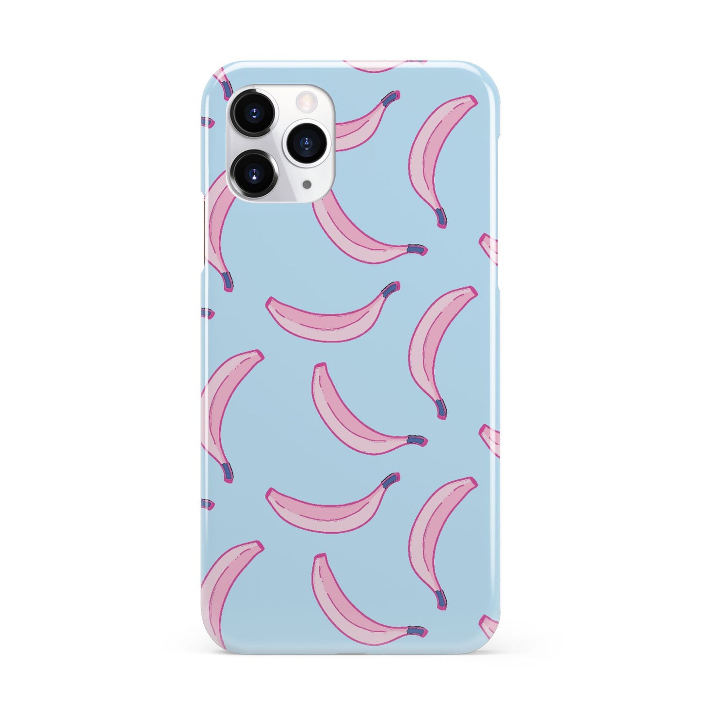Pink Blue Bannana Fruit iPhone 11 Pro 3D Snap Case