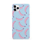 Pink Blue Bannana Fruit iPhone 11 Pro Max 3D Snap Case